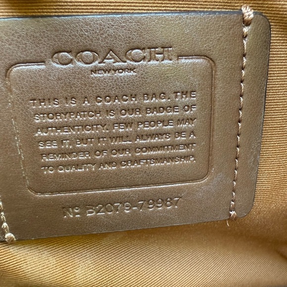 Coach Edie 31 shoulder:laptop bag in polished pebble leather - Picture 3 of 10